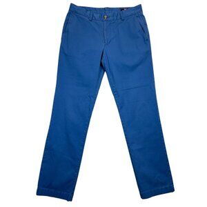 Vineyard Vines Breaker Pants Mens 32x32 Blue‎ Slim Fit Stretch